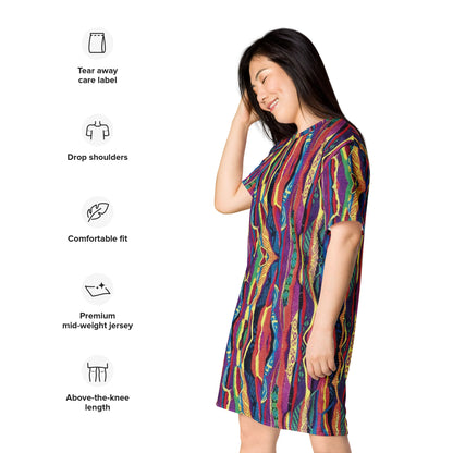Printed T Shirt Dress/ Old School Hip Hop/ Biggie Smalls / East Coast Hip Hop