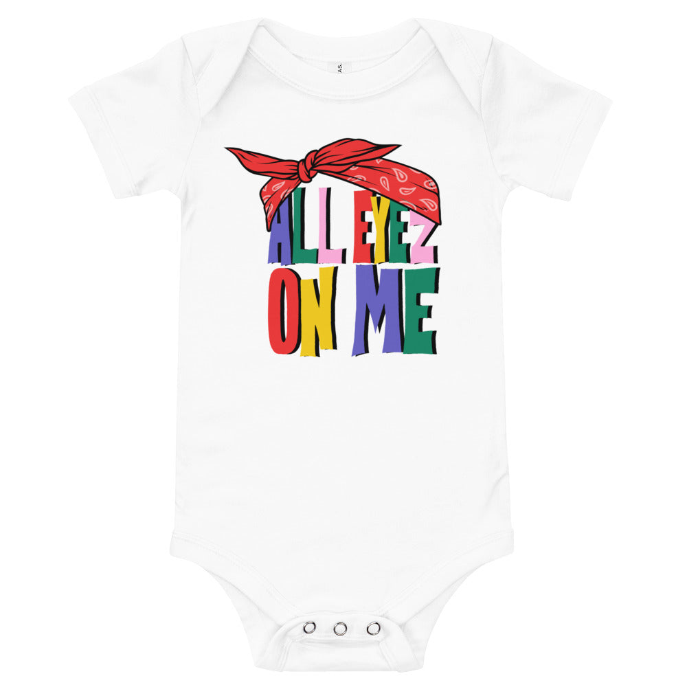 Hip Hop Onesie / Tupac IInspired Onesie /All Eyez On Me