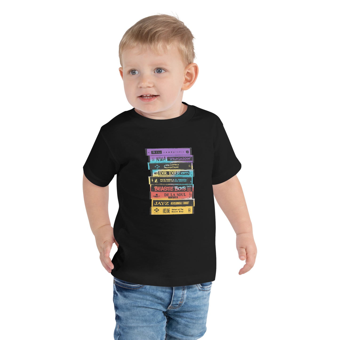 Old School Hip Hop Kids Shirt / Hip Hop Cassette Tapes