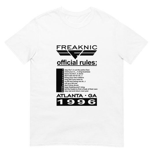 Freaknic T shirt / Freaknik Party / 1996 Atlanta Freaknic Reprint