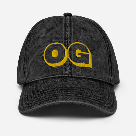 OG hat / Original Gangster Dad Hat / Hip Hop Hat / Old School