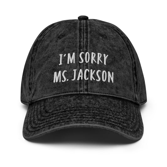 Old School Hip Hop Hat/ Rap Hat / Sorry Ms Jackson Hat