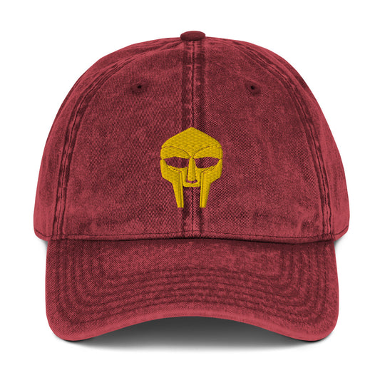 Old School Hip Hop Hat, Doom Cap, Mf Doom Hat, 90s Rap
