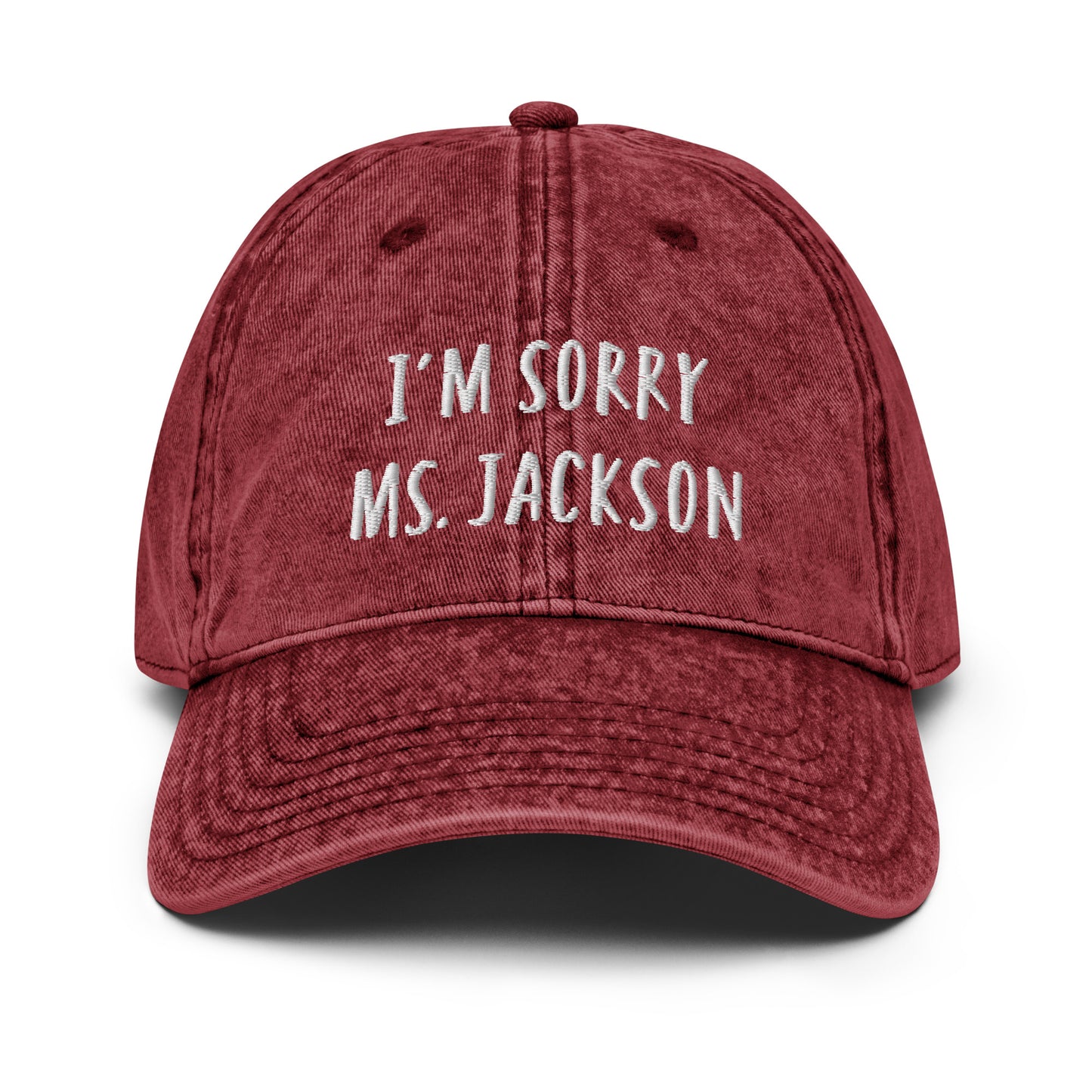Old School Hip Hop Hat/ Rap Hat / Sorry Ms Jackson Hat