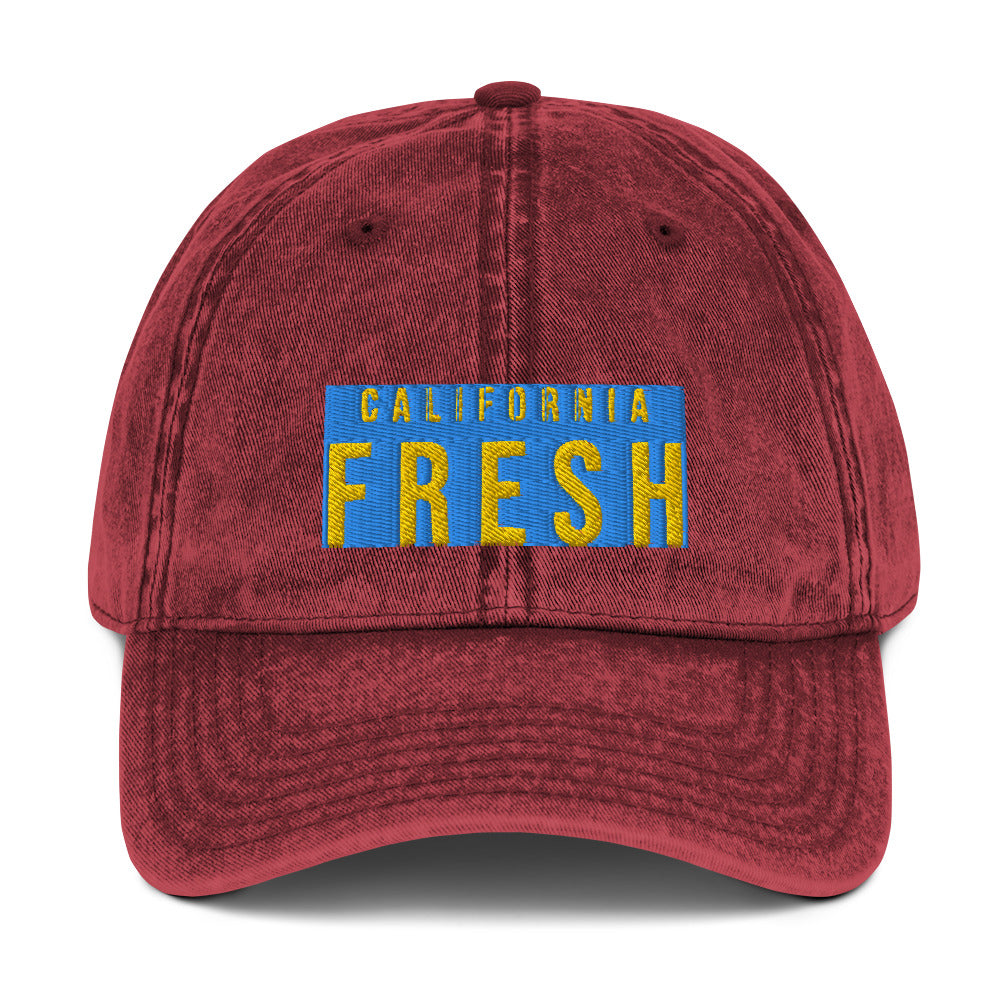 Old School Hip Hop Cap /California Fresh Hat / Fresh Prince / 90s Hat