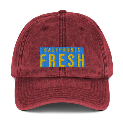 Old School Hip Hop Cap /California Fresh Hat / Fresh Prince / 90s Hat