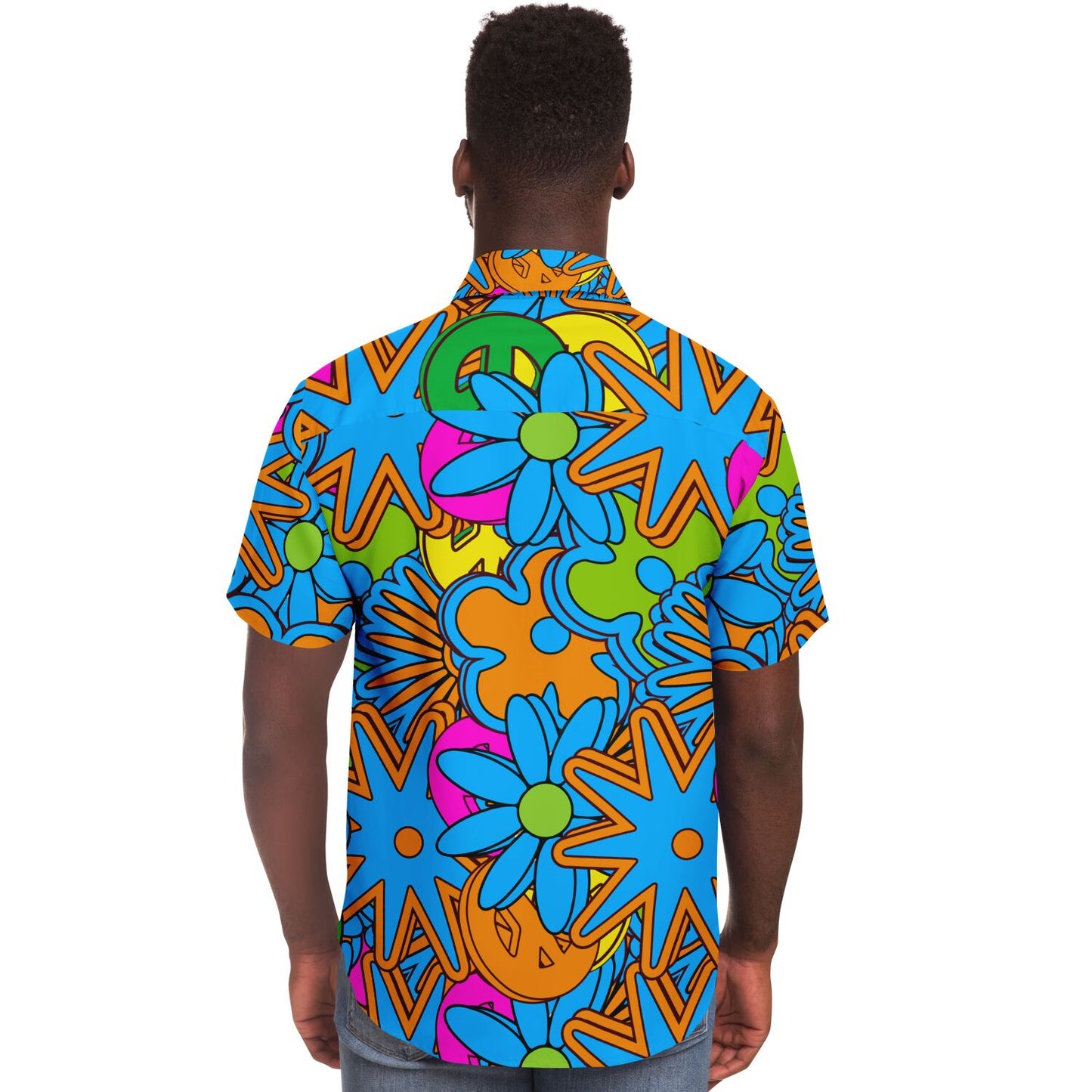 Freaknik Button Down Shirt Hip Hop Festival Outfit