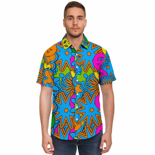 Freaknik Button Down Shirt Hip Hop Festival Outfit