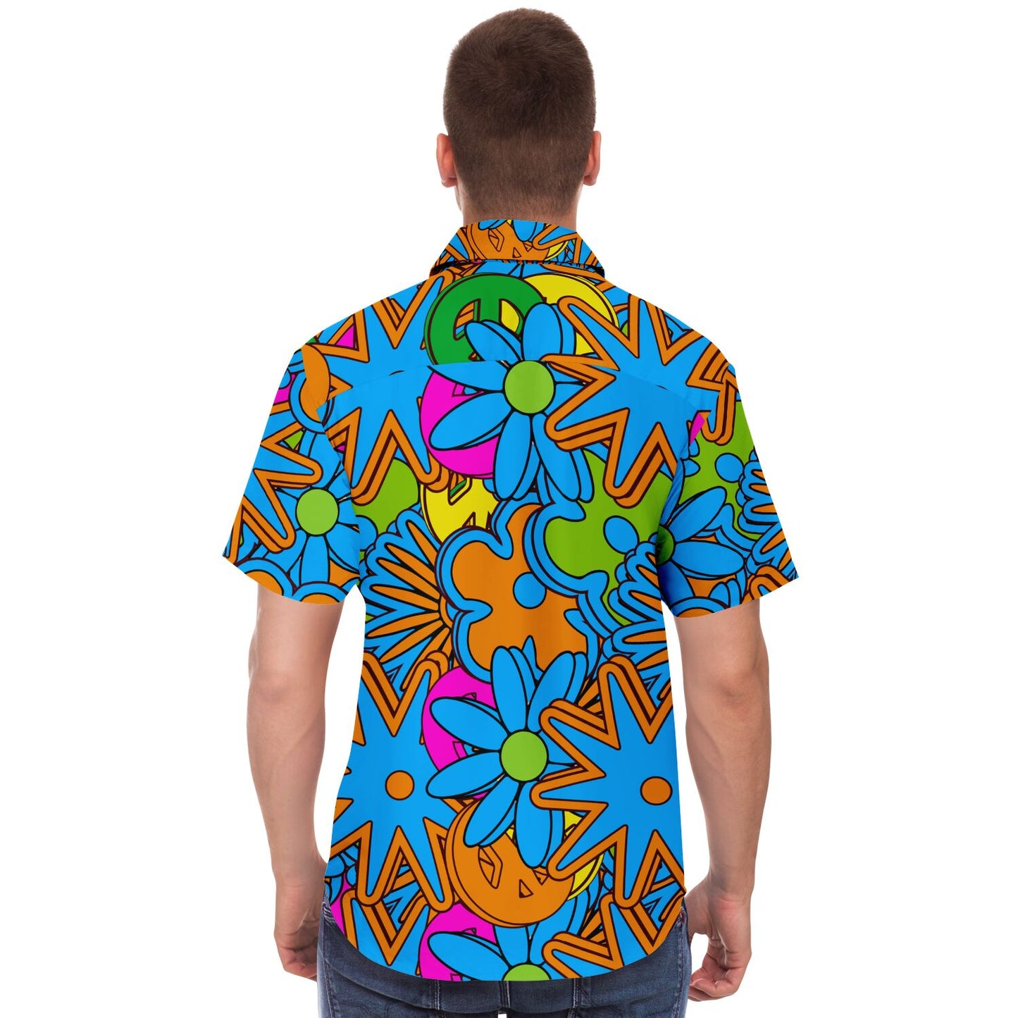 Freaknik Button Down Shirt Hip Hop Festival Outfit