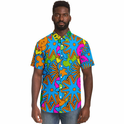 Freaknik Button Down Shirt Hip Hop Festival Outfit