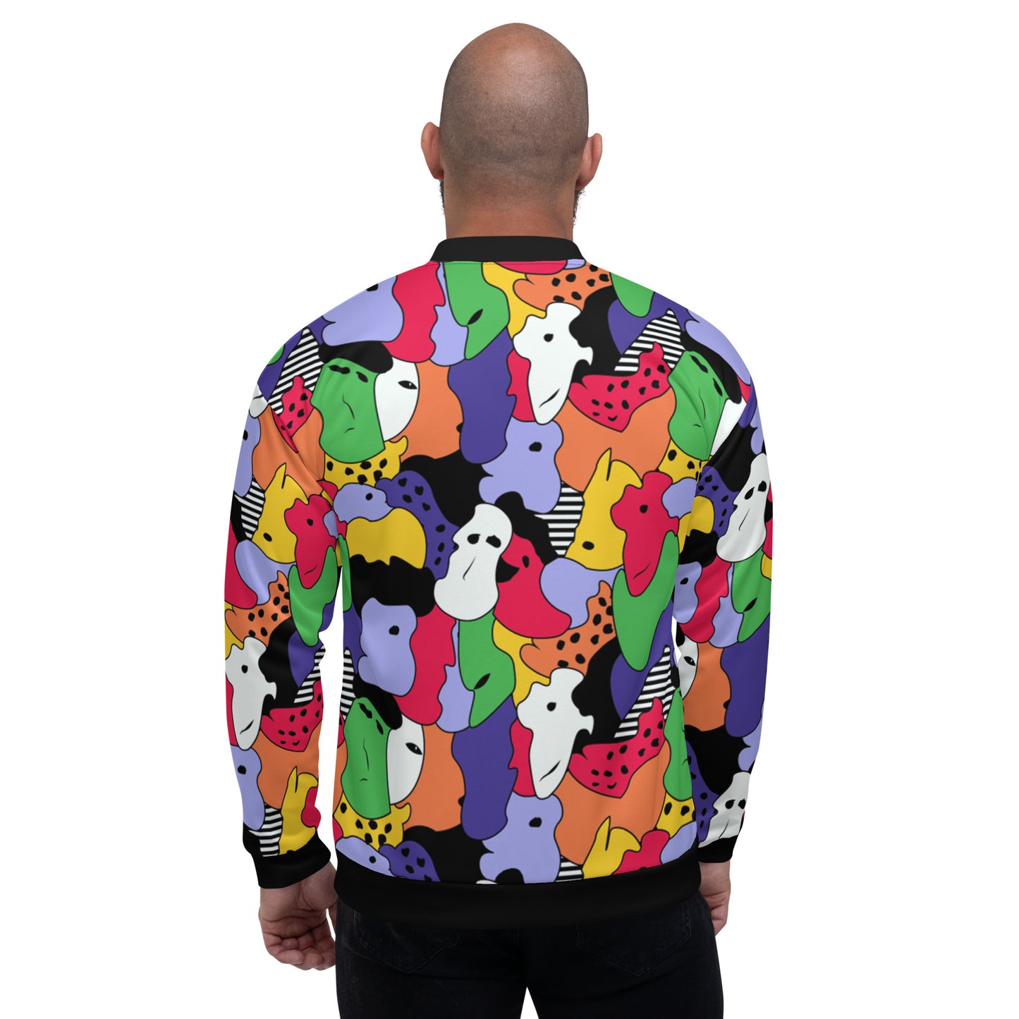 Fresh Jacket / Festival Jacket / Colorful African Bomber Jacket