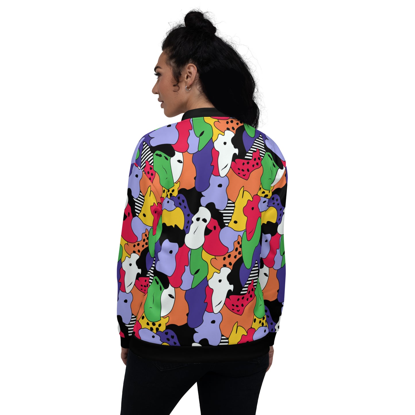 Fresh Jacket / Festival Jacket / Colorful African Bomber Jacket