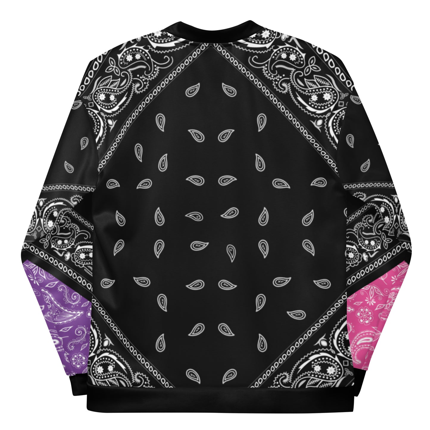 Hip Hop Bandana Jacket / Colorful Patchwork Bandana