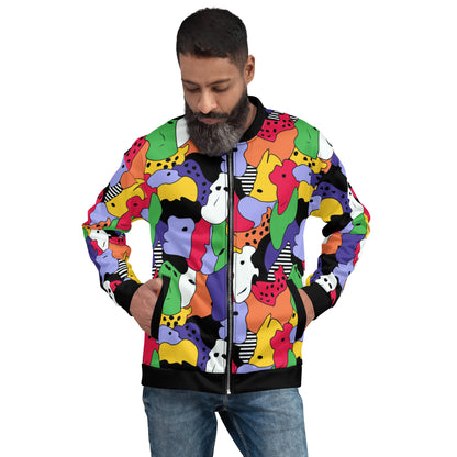 Fresh Jacket / Festival Jacket / Colorful African Bomber Jacket