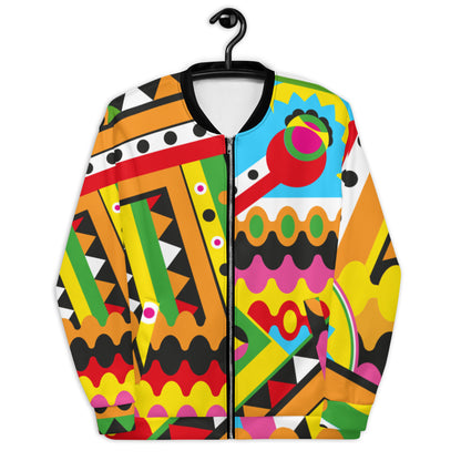 Old School Hip Hop Bomber Jacket / Jazzy Fresh Jacket