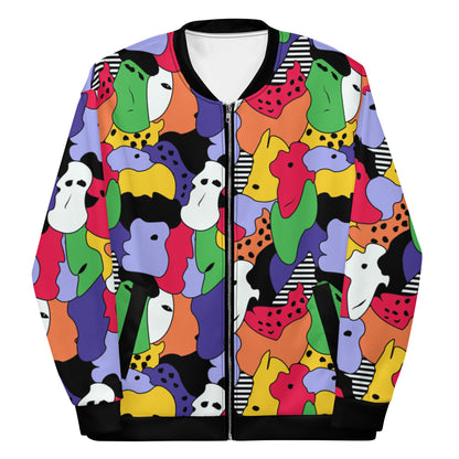 Fresh Jacket / Festival Jacket / Colorful African Bomber Jacket
