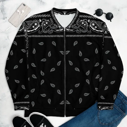 Snoop Dogg's Style Bandana Jacket / Black Bandana Paisley Jacket