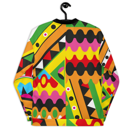 Old School Hip Hop Bomber Jacket / Jazzy Fresh Jacket