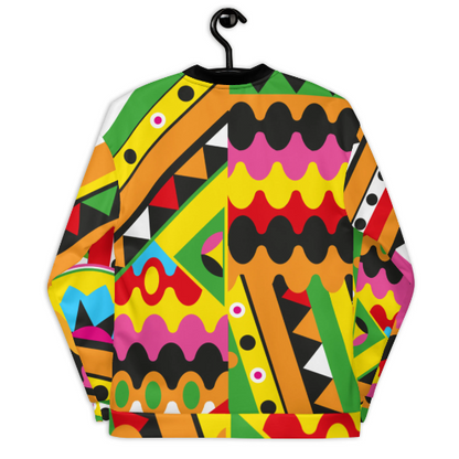 Old School Hip Hop Bomber Jacket / Jazzy Fresh Jacket