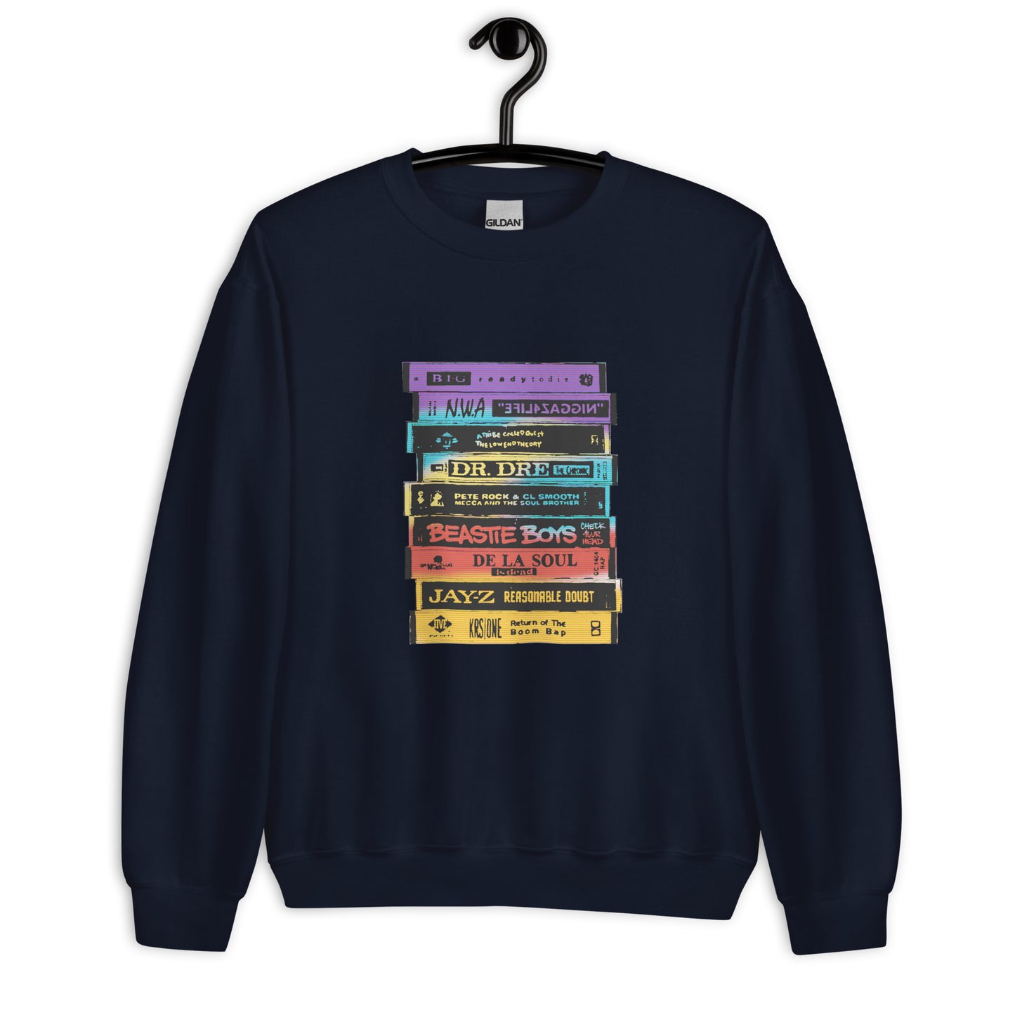 Hip Hop Tapes / Old School Hip Hop Cassettes Sweatshirt