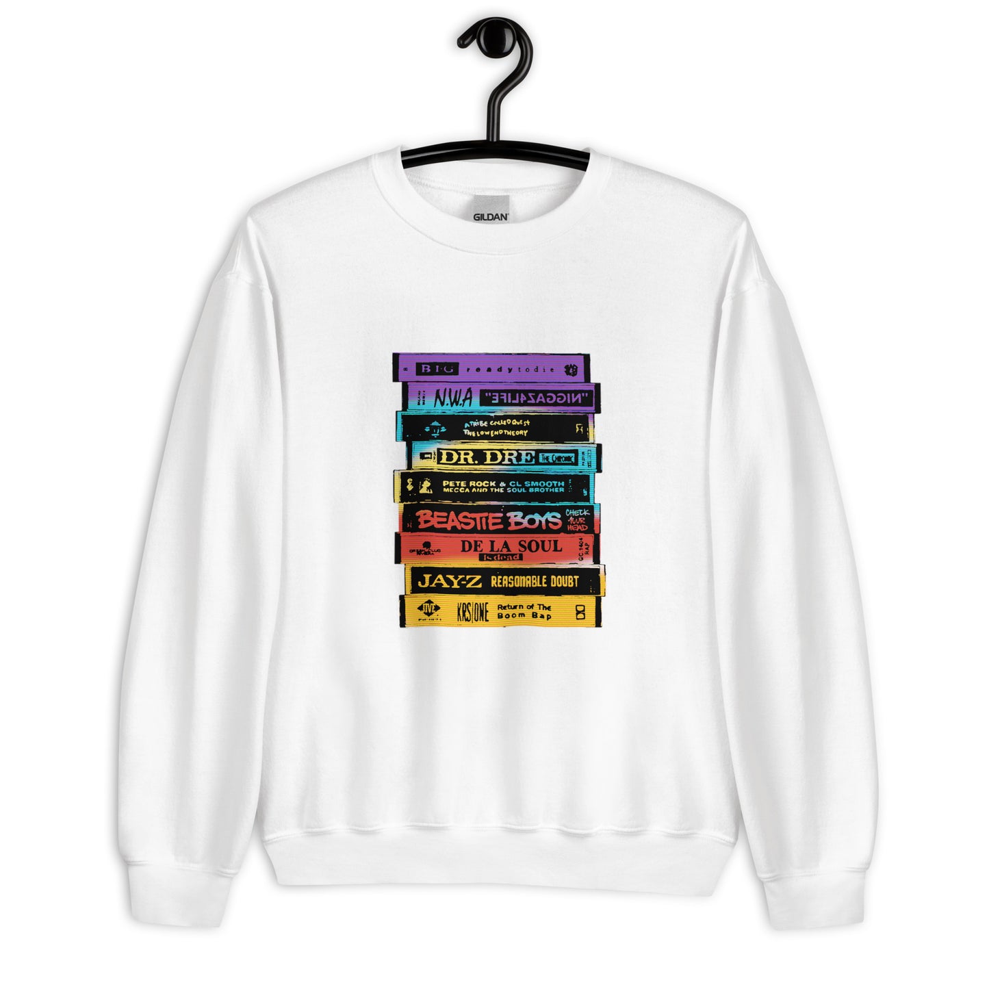 Hip Hop Tapes / Old School Hip Hop Cassettes Sweatshirt